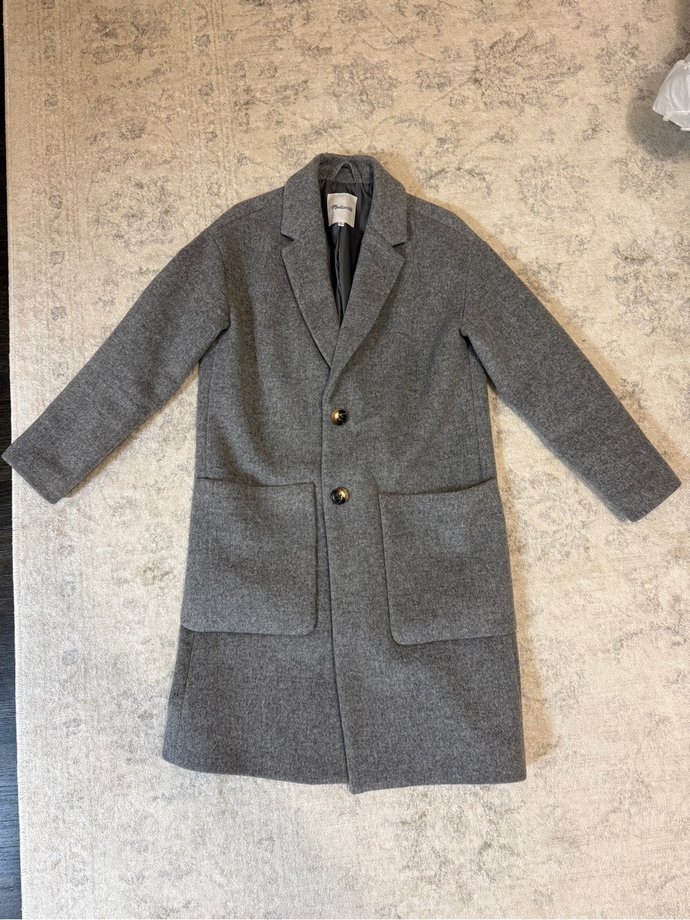 Madewell Gray Winter Women’s Peacoat